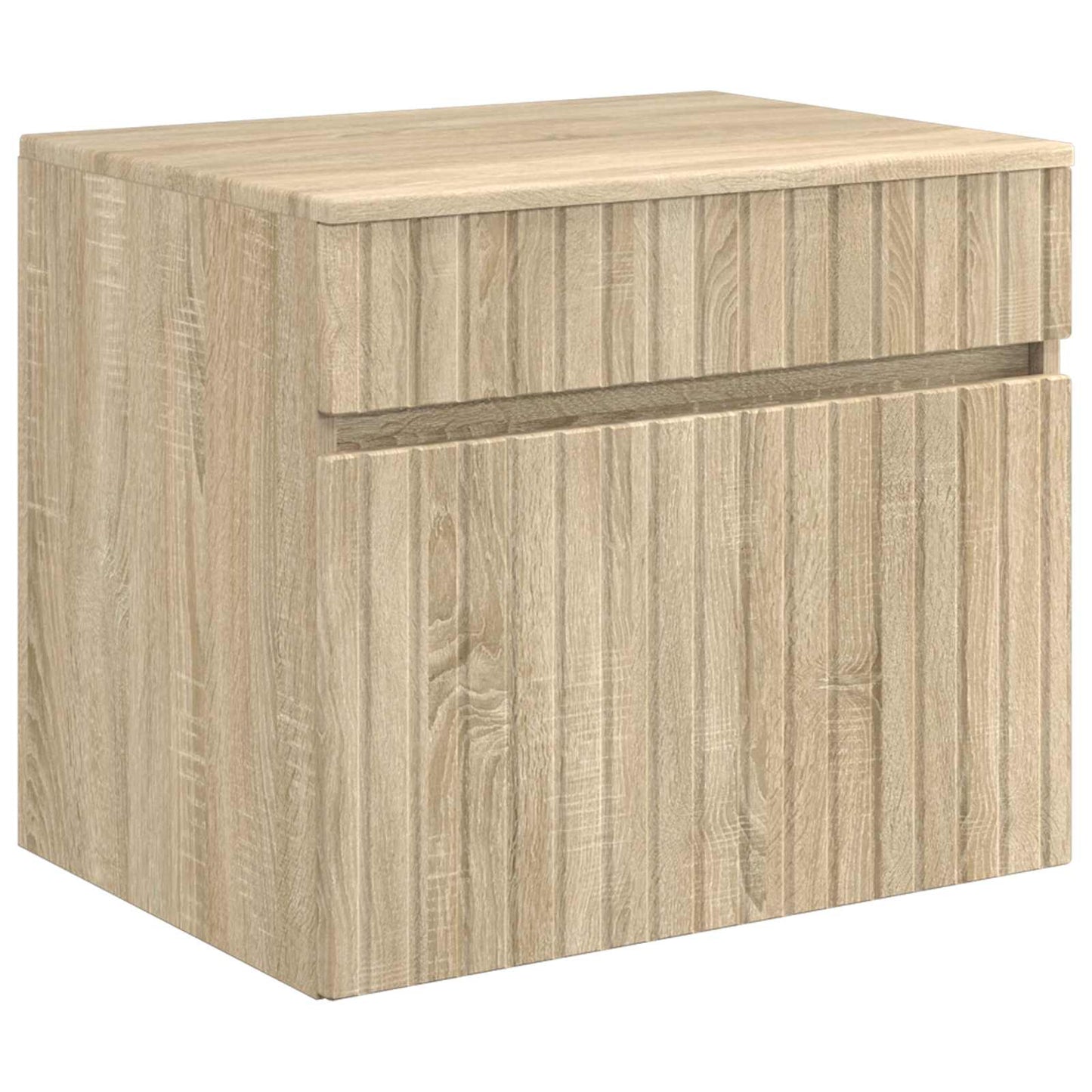 vidaXL Bathroom Cabinet Set 3 pcs Sonoma Oak 49 x 44.5 x 66.5 cm