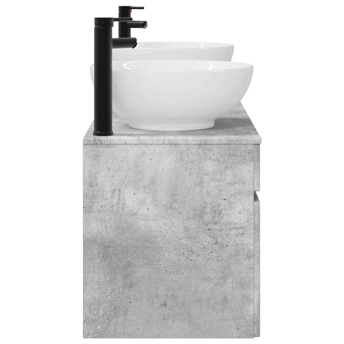 vidaXL Bathroom Cabinet Set 3 pcs Concrete Grey 49 x 44.5 x 66.5 cm
