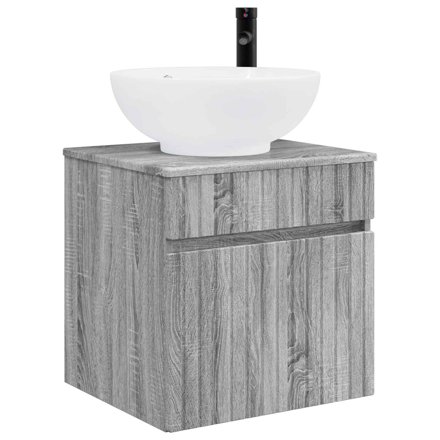 vidaXL Bathroom Cabinet Set 3 pcs Grey Sonoma 49 x 44.5 x 66.5 cm