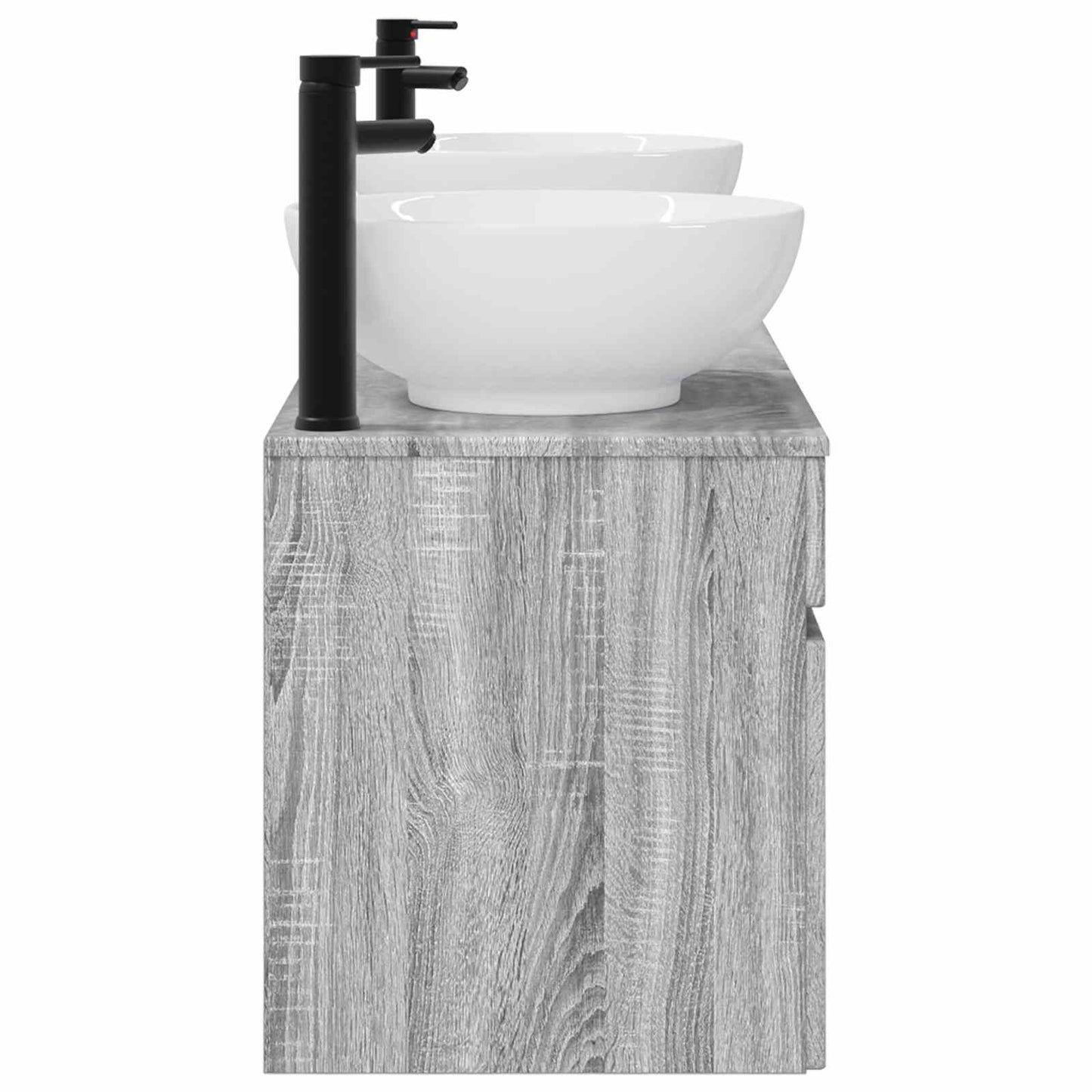 vidaXL Bathroom Cabinet Set 3 pcs Grey Sonoma 49 x 44.5 x 66.5 cm