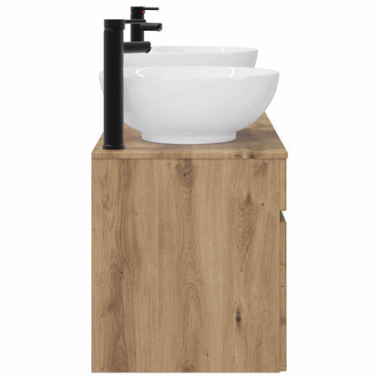 vidaXL Bathroom Cabinet Set 3 pcs Artisan Oak 49 x 44.5 x 66.5 cm