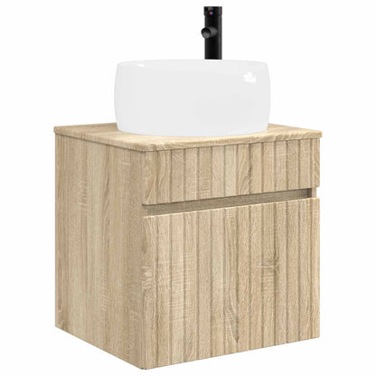 vidaXL Bathroom Cabinet Set 3 pcs Sonoma Oak 49 x 44.5 x 66 cm