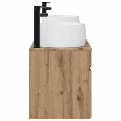 vidaXL Bathroom Cabinet Set 3 pcs Artisan Oak 49 x 44.5 x 66 cm