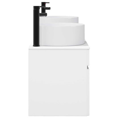 vidaXL Bathroom Cabinet Set 3 pcs White 49 x 44.5 x 65.5 cm