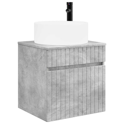 vidaXL Bathroom Cabinet Set 3 pcs Concrete Grey 49 x 44.5 x 65.5 cm