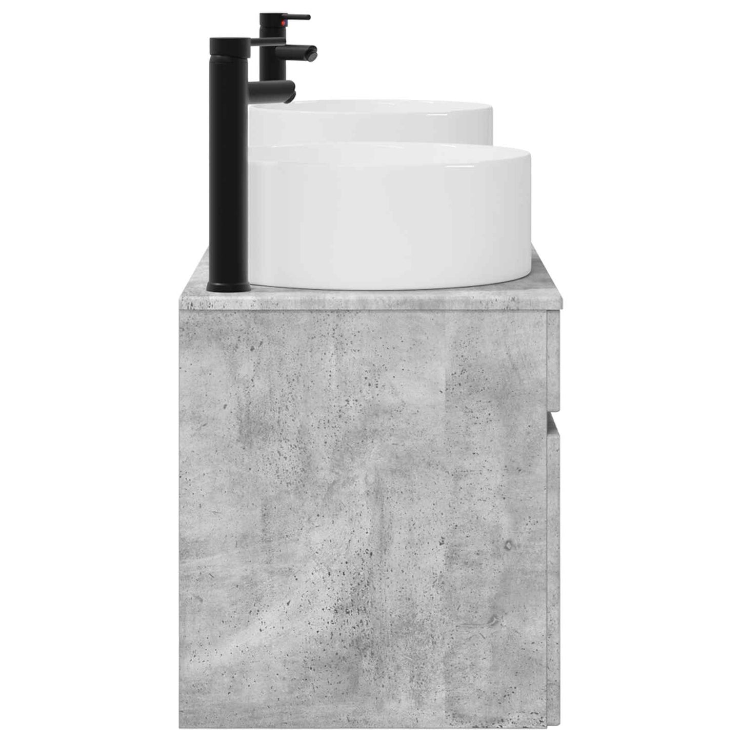 vidaXL Bathroom Cabinet Set 3 pcs Concrete Grey 49 x 44.5 x 65.5 cm