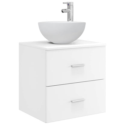 vidaXL Bathroom Cabinet Set 3 pcs White 49.5 x 35 x 63 cm