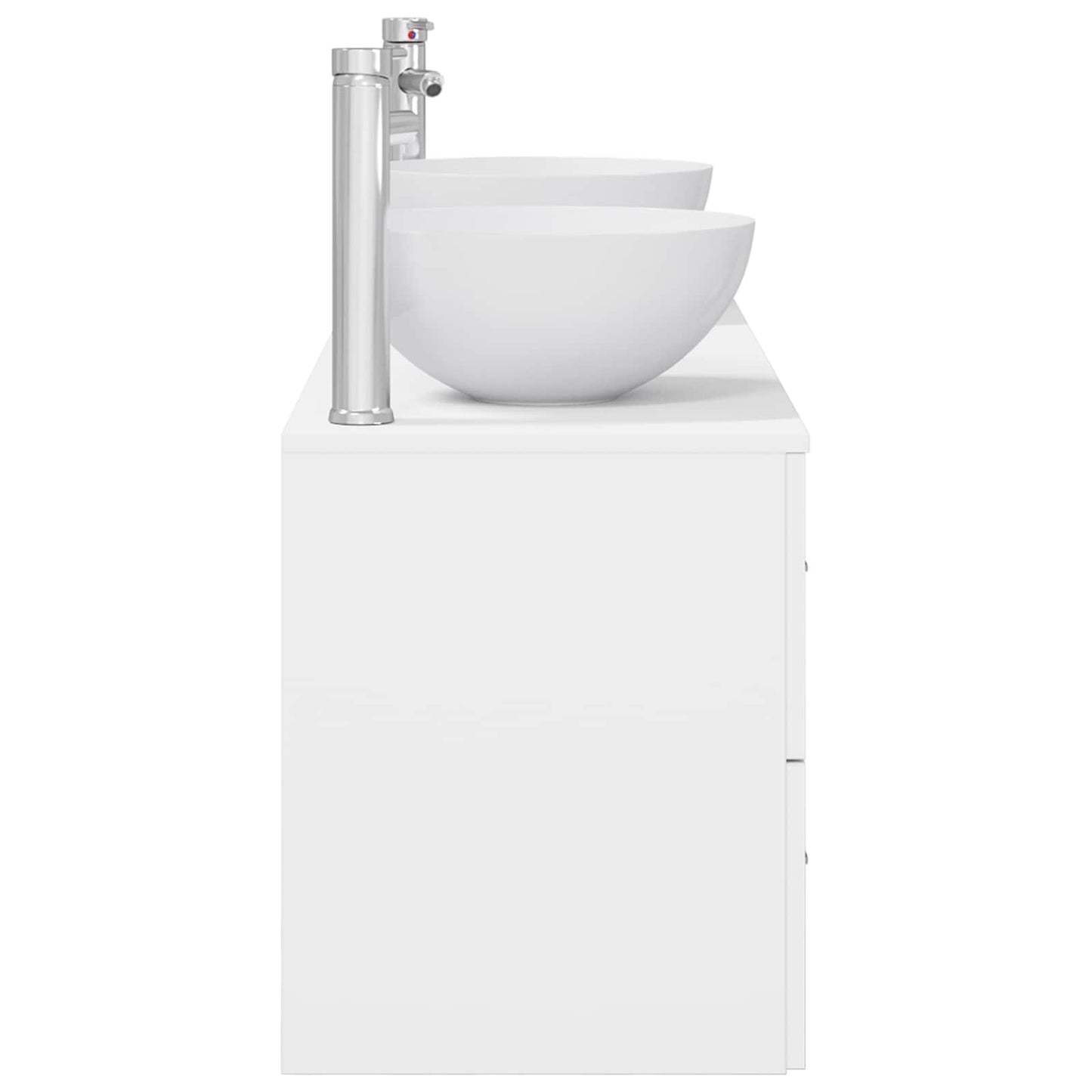 vidaXL Bathroom Cabinet Set 3 pcs White 49.5 x 35 x 63 cm