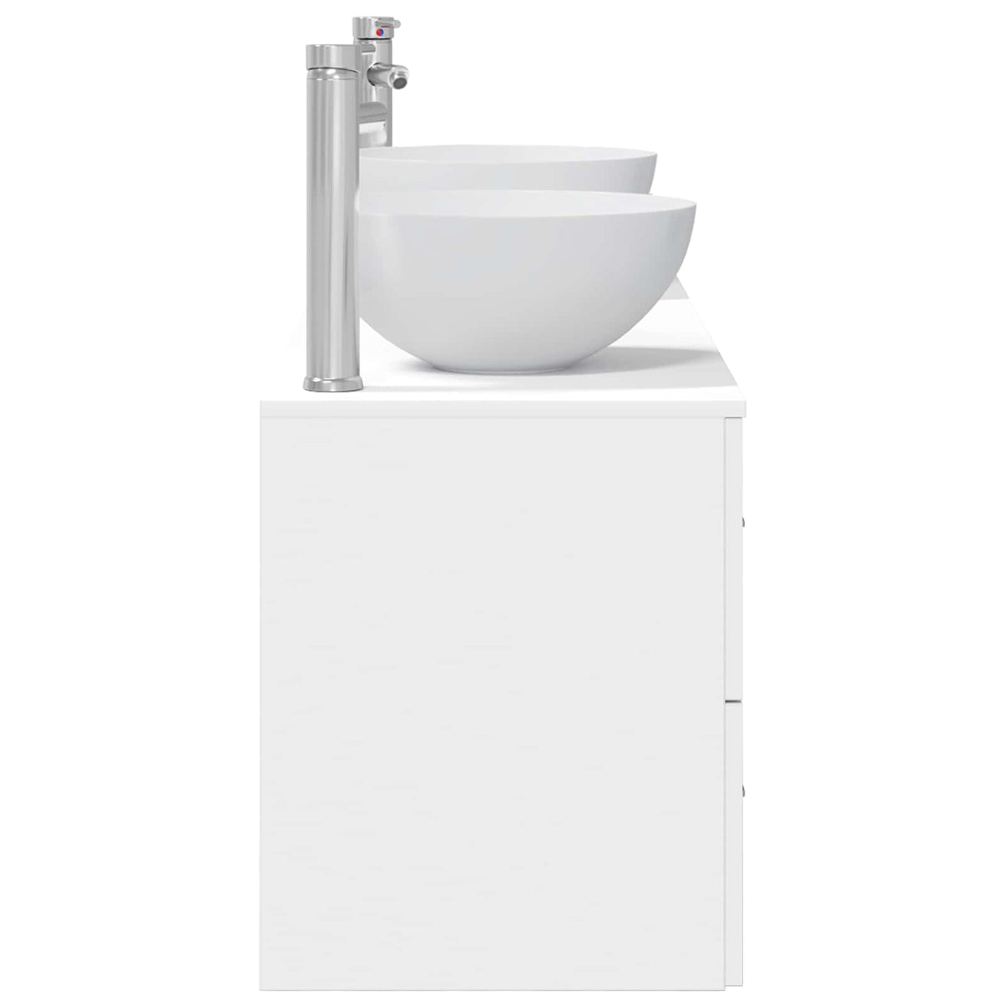 vidaXL Bathroom Cabinet Set 3 pcs White 49.5 x 41 x 64.5 cm