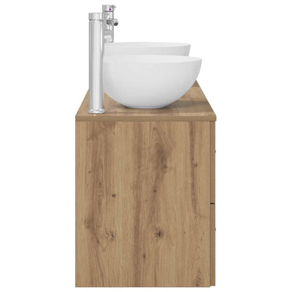 vidaXL Bathroom Cabinet Set 3 pcs Artisan Oak 49.5 x 41 x 64.5 cm