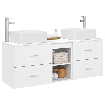 vidaXL Bathroom Cabinet Set 3 pcs White 49.5 x 41 x 63 cm