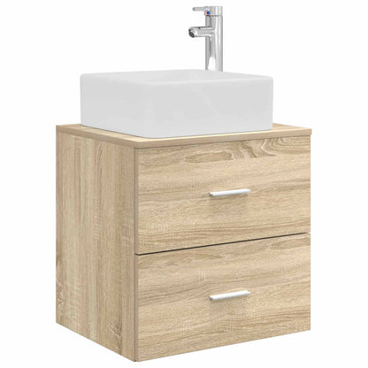 vidaXL Bathroom Cabinet Set 3 pcs Sonoma Oak 49.5 x 41 x 63 cm