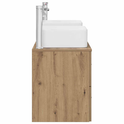 vidaXL Bathroom Cabinet Set 3 pcs Artisan Oak 49.5 x 41 x 63 cm