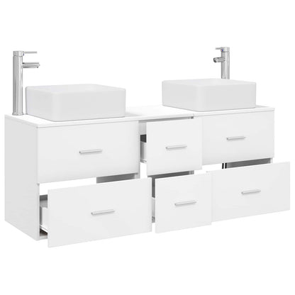 vidaXL Bathroom Cabinet Set 3 pcs White 49.5 x 41 x 63 cm