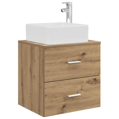 vidaXL Bathroom Cabinet Set 3 pcs Artisan Oak 49.5 x 41 x 63 cm