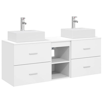 vidaXL Bathroom Cabinet Set 3 pcs White 49.5 x 41 x 62.5 cm