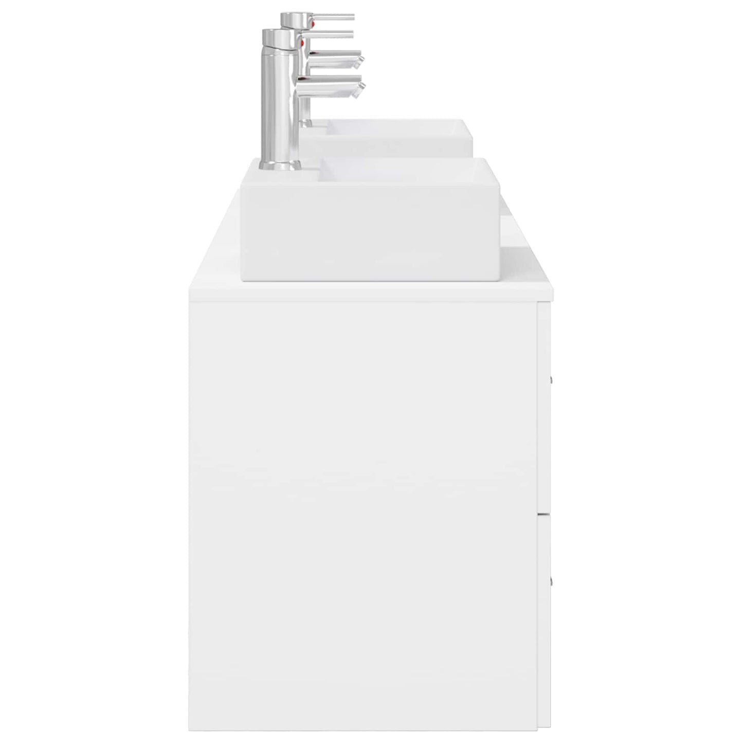 vidaXL Bathroom Cabinet Set 3 pcs White 49.5 x 41 x 62.5 cm