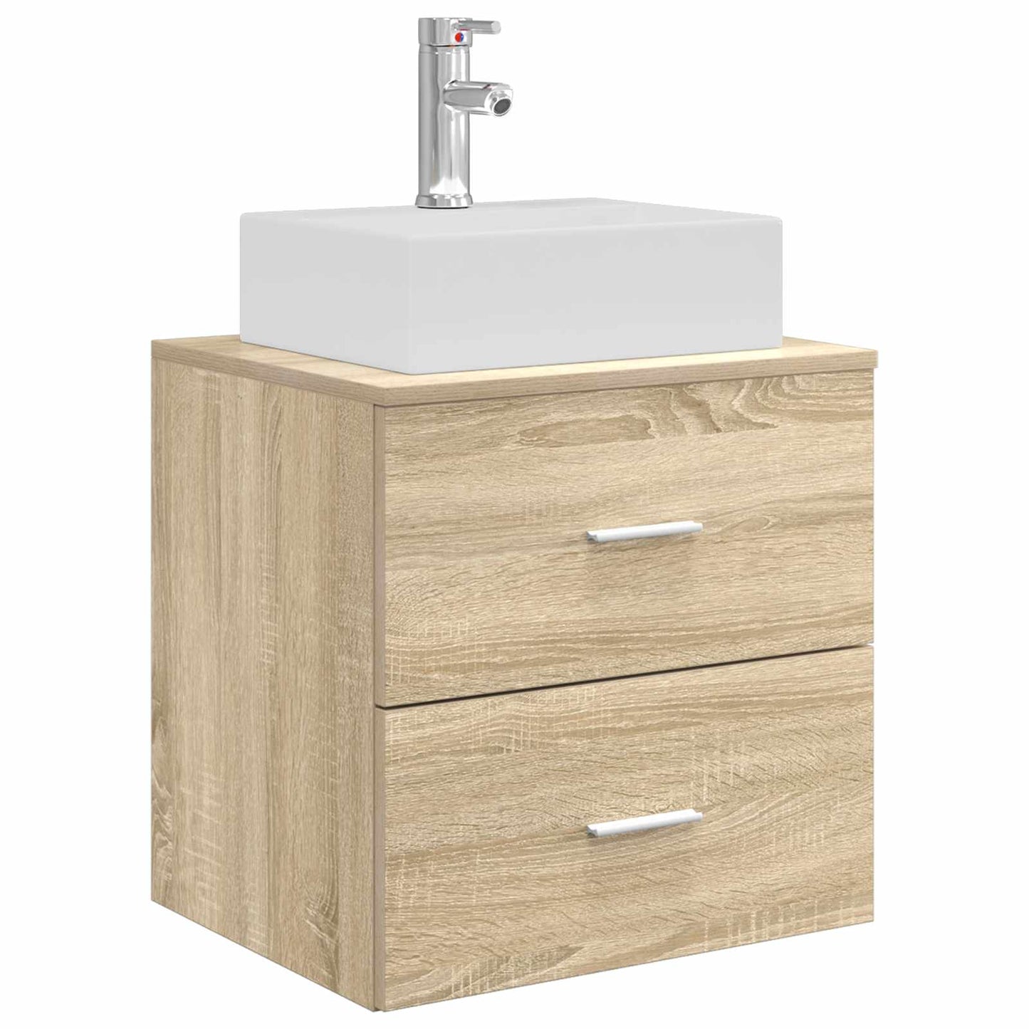 vidaXL Bathroom Cabinet Set 3 pcs Sonoma Oak 49.5 x 41 x 62.5 cm