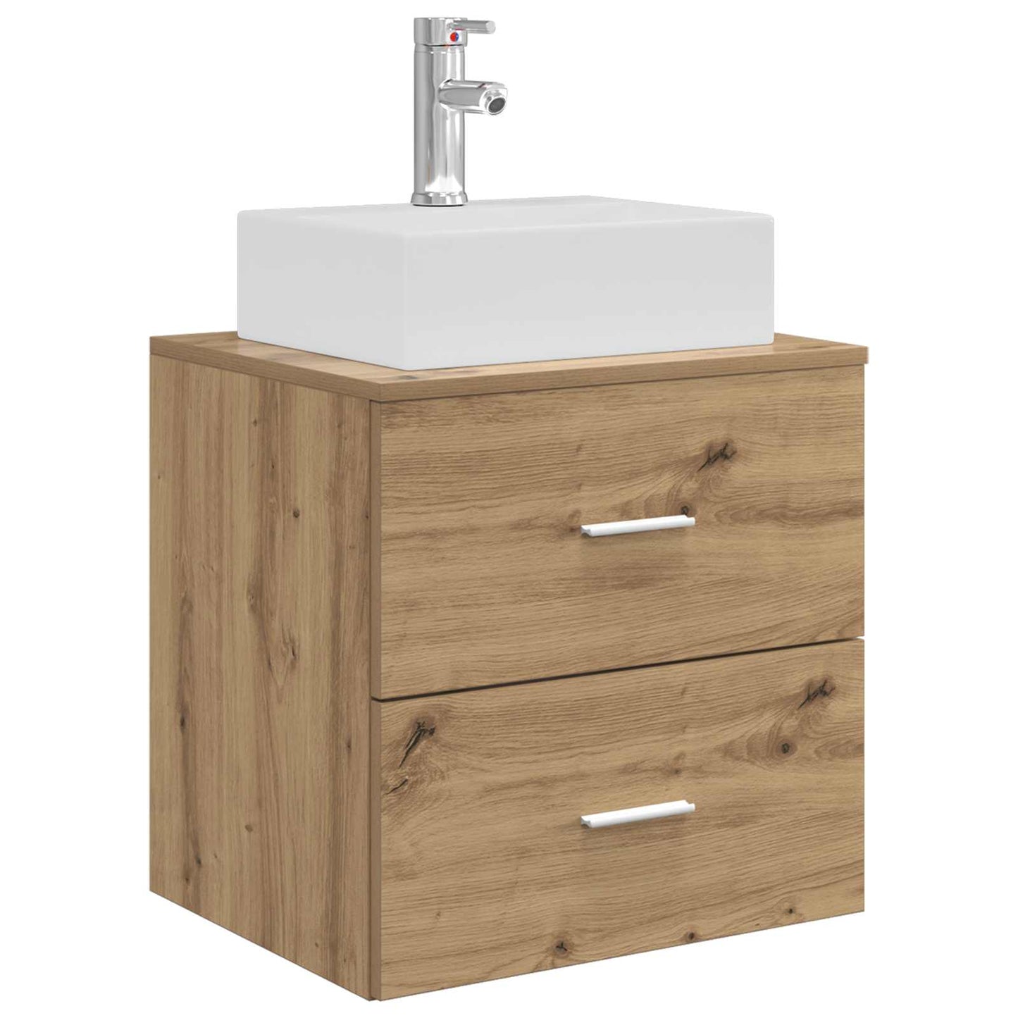 vidaXL Bathroom Cabinet Set 3 pcs Artisan Oak 49.5 x 41 x 62.5 cm