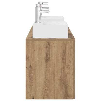 vidaXL Bathroom Cabinet Set 3 pcs Artisan Oak 49.5 x 41 x 62.5 cm