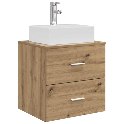 vidaXL Bathroom Cabinet Set 3 pcs Artisan Oak 49.5 x 41 x 62.5 cm
