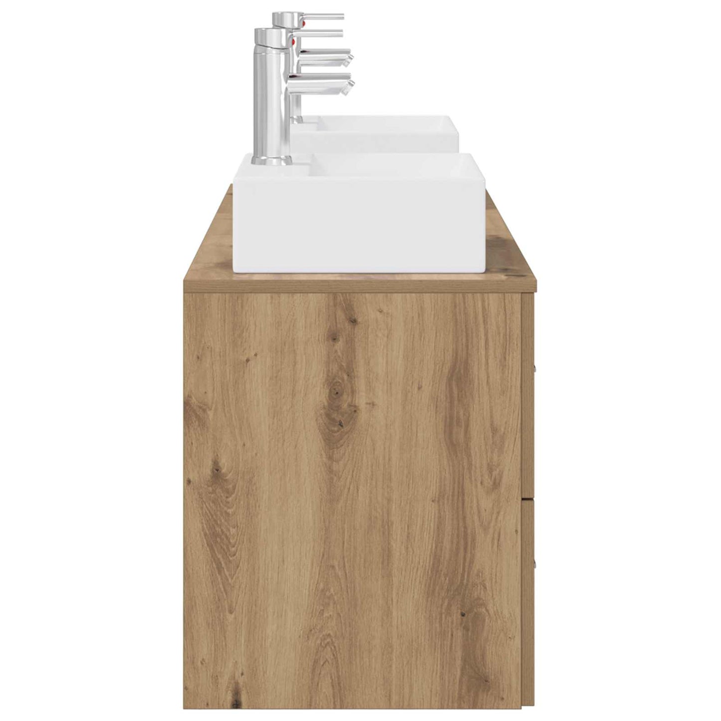 vidaXL Bathroom Cabinet Set 3 pcs Artisan Oak 49.5 x 41 x 62.5 cm