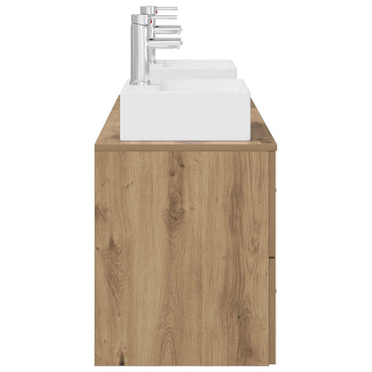 vidaXL Bathroom Cabinet Set 3 pcs Artisan Oak 49.5 x 41 x 62.5 cm