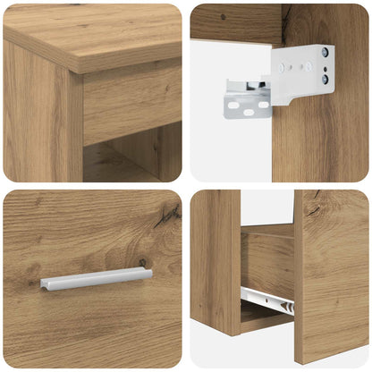 vidaXL Bathroom Cabinet Set 3 pcs Artisan Oak 53 x 34.5 x 63 cm
