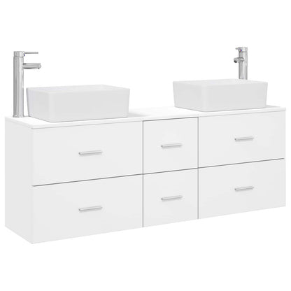 vidaXL Bathroom Cabinet Set 3 pcs White 53 x 34.5 x 63 cm