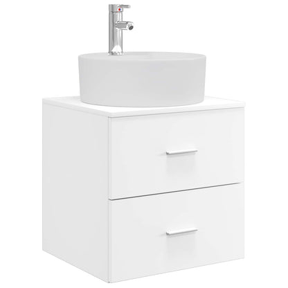 vidaXL Bathroom Cabinet Set 3 pcs White 62.5 x 44.5 x 50 cm