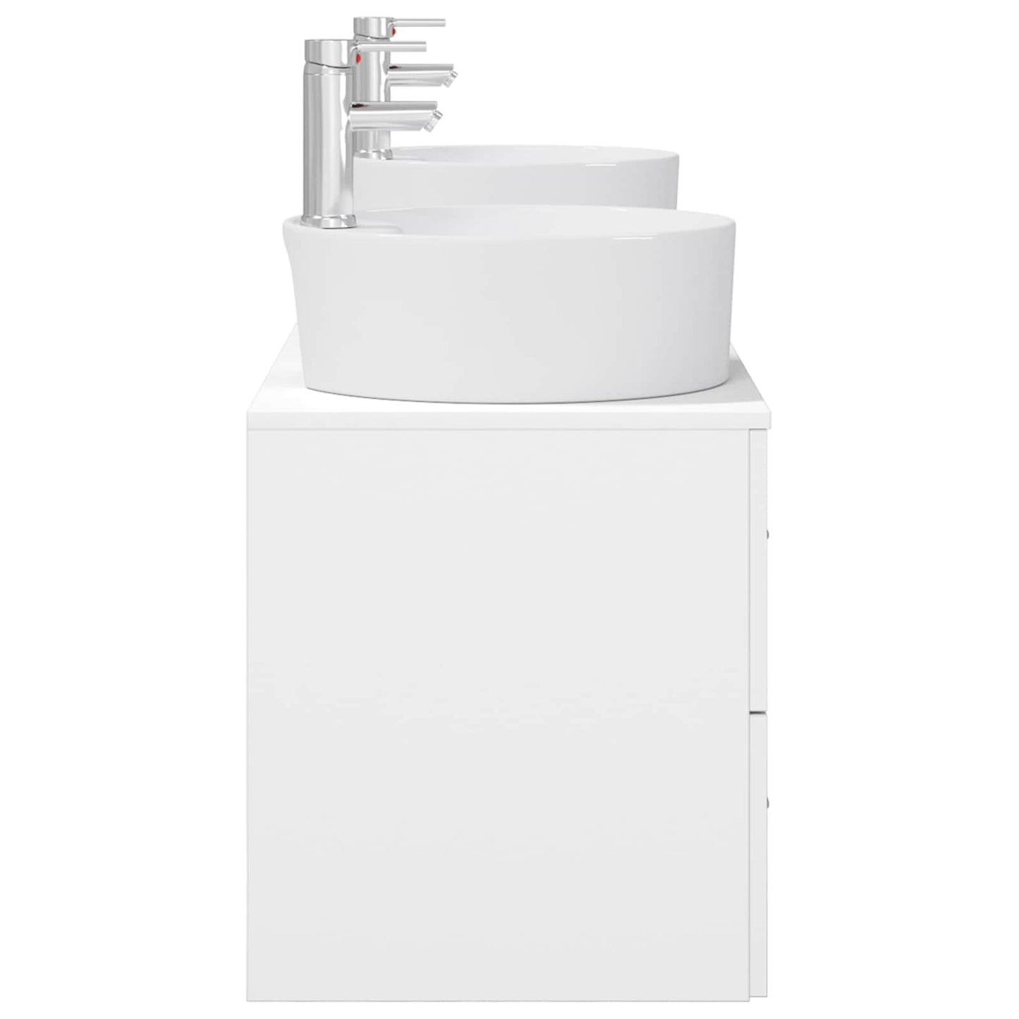 vidaXL Bathroom Cabinet Set 3 pcs White 62.5 x 44.5 x 50 cm