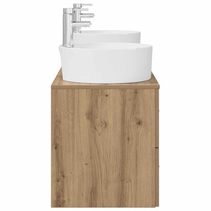 vidaXL Bathroom Cabinet Set 3 pcs Artisan Oak 62.5 x 44.5 x 50 cm