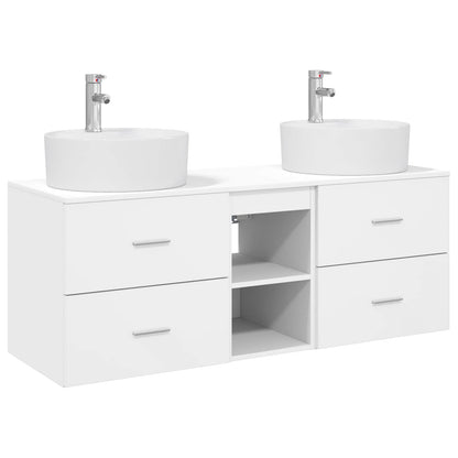 vidaXL Bathroom Cabinet Set 3 pcs White 49.5 x 44.5 x 65 cm