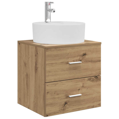 vidaXL Bathroom Cabinet Set 3 pcs Artisan Oak 49.5 x 44.5 x 65 cm