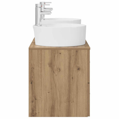 vidaXL Bathroom Cabinet Set 3 pcs Artisan Oak 49.5 x 44.5 x 65 cm