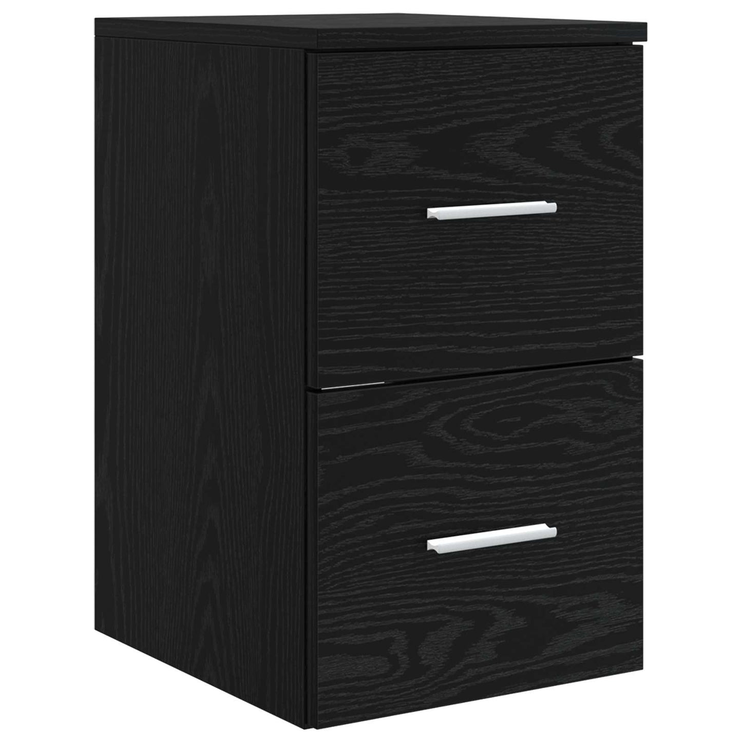 vidaXL Bathroom Furniture Set 3 pcs Black 49.5 x 44.5 x 65 cm