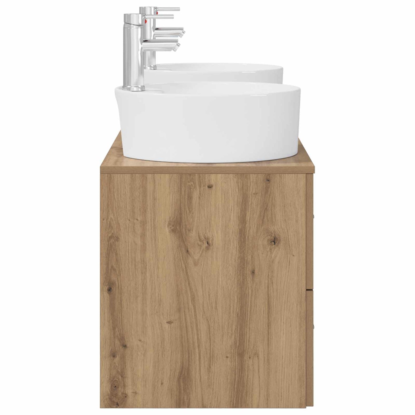 vidaXL Bathroom Furniture Set 3 pcs Artisan Oak 49.5 x 44.5 x 65 cm