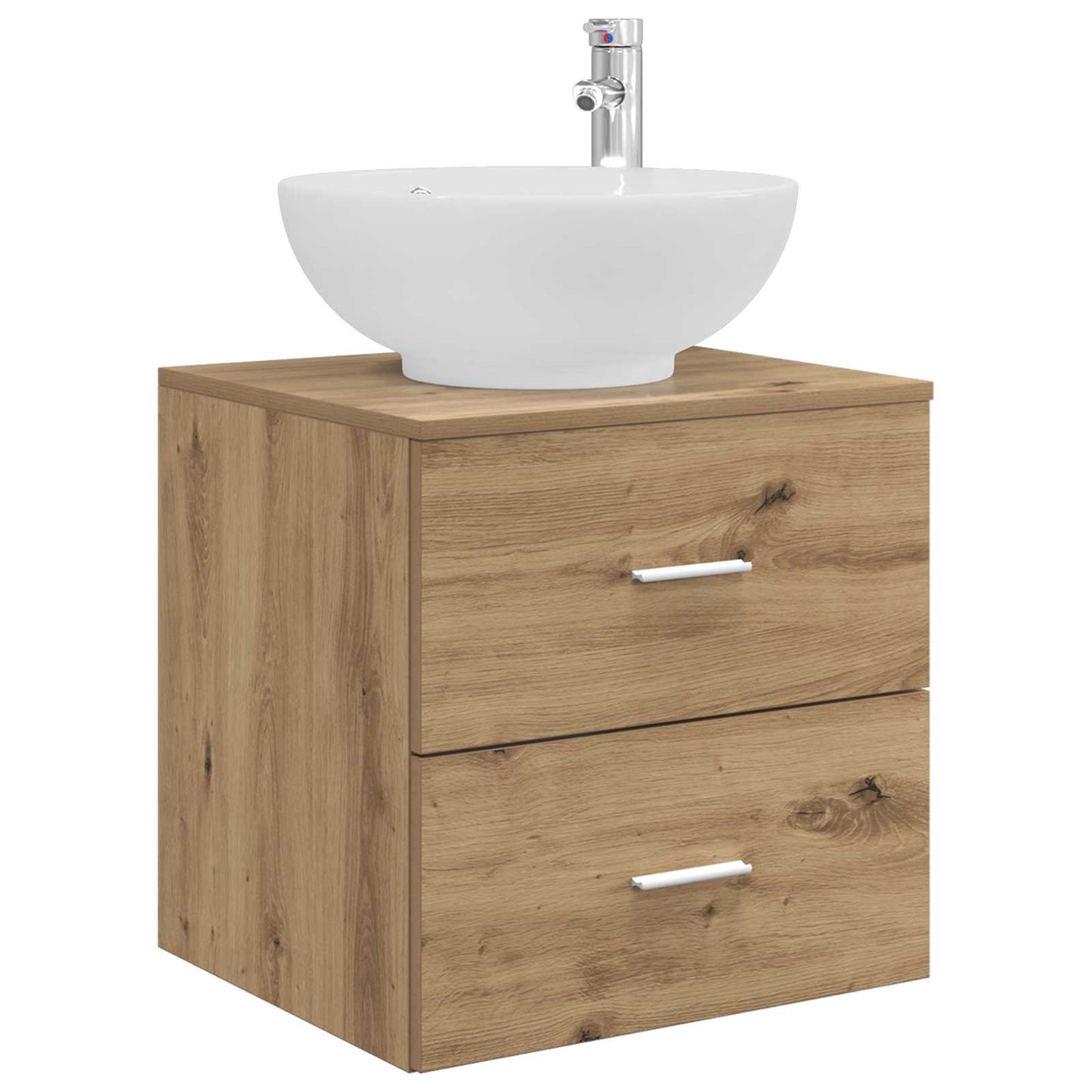 vidaXL Bathroom Furniture Set 3 pcs Artisan Oak 49.5 x 44.5 x 65 cm