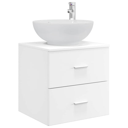 vidaXL Bathroom Furniture Set 3 pcs White 49.5 x 44.5 x 65 cm