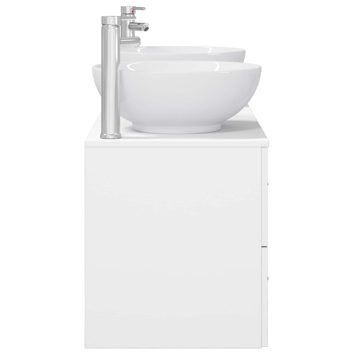 vidaXL Bathroom Furniture Set 3 pcs White 49.5 x 44.5 x 65 cm