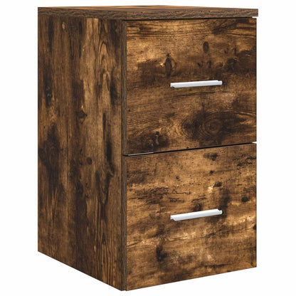 vidaXL Bathroom Furniture Set 3 pcs Smoked Oak 49.5 x 44.5 x 65 cm