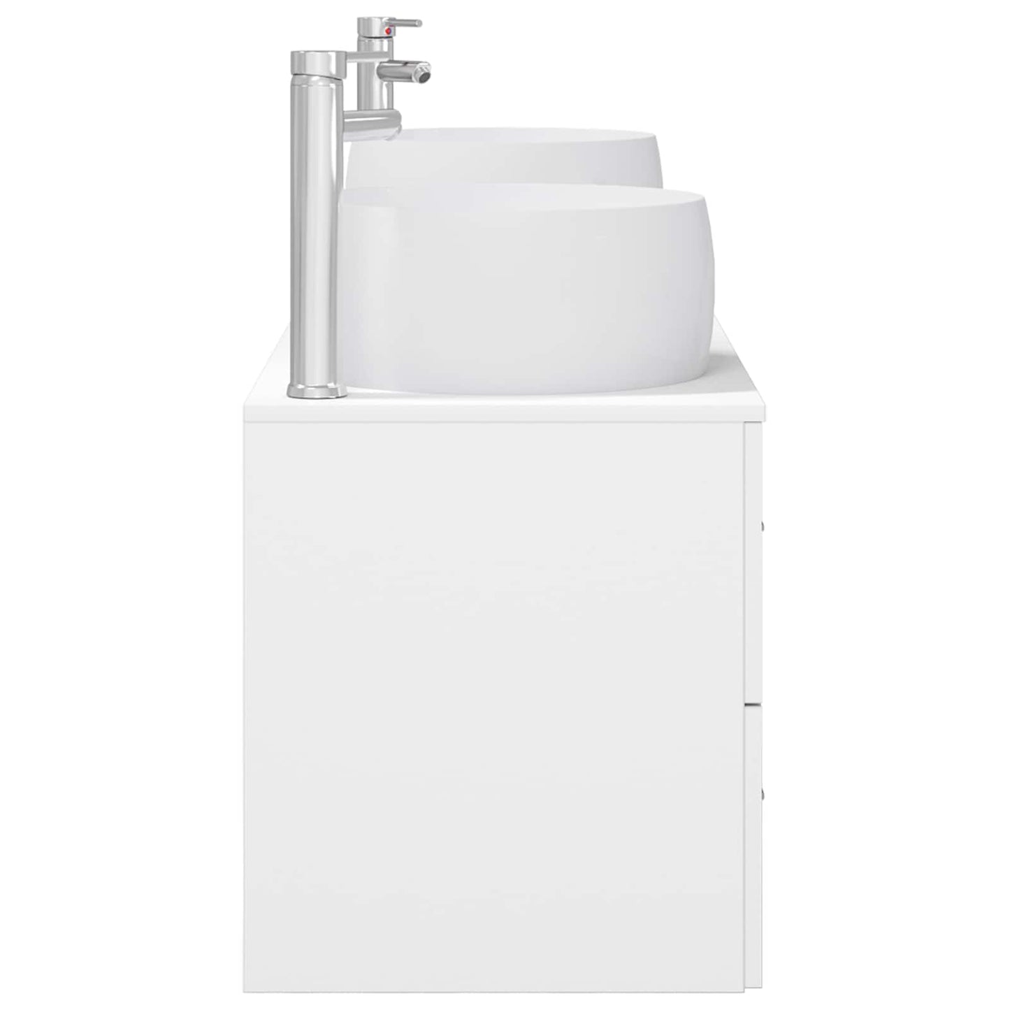vidaXL Bathroom Furniture Set 3 pcs White 49.5 x 44.5 x 66 cm
