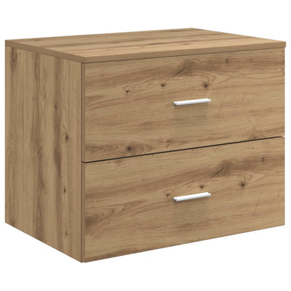 vidaXL Bathroom Furniture Set 3 pcs Artisan Oak 49.5 x 44.5 x 66 cm