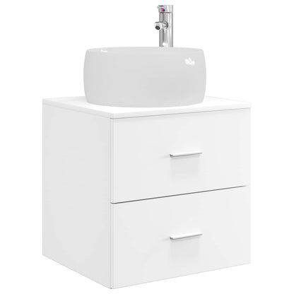vidaXL Bathroom Furniture Set 3 pcs White 49.5 x 44.5 x 66 cm
