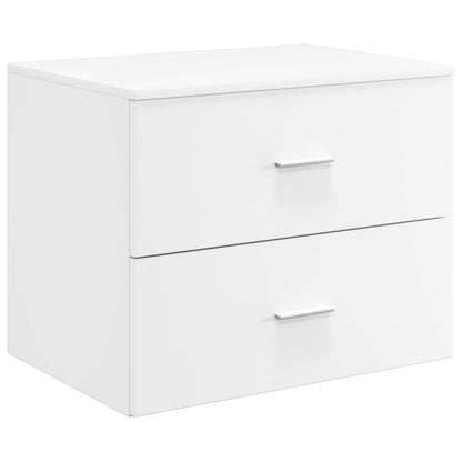 vidaXL Bathroom Furniture Set 3 pcs White 49.5 x 44.5 x 65.5 cm
