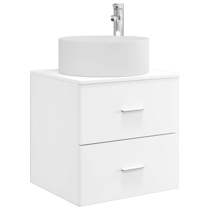 vidaXL Bathroom Furniture Set 3 pcs White 49.5 x 44.5 x 65.5 cm