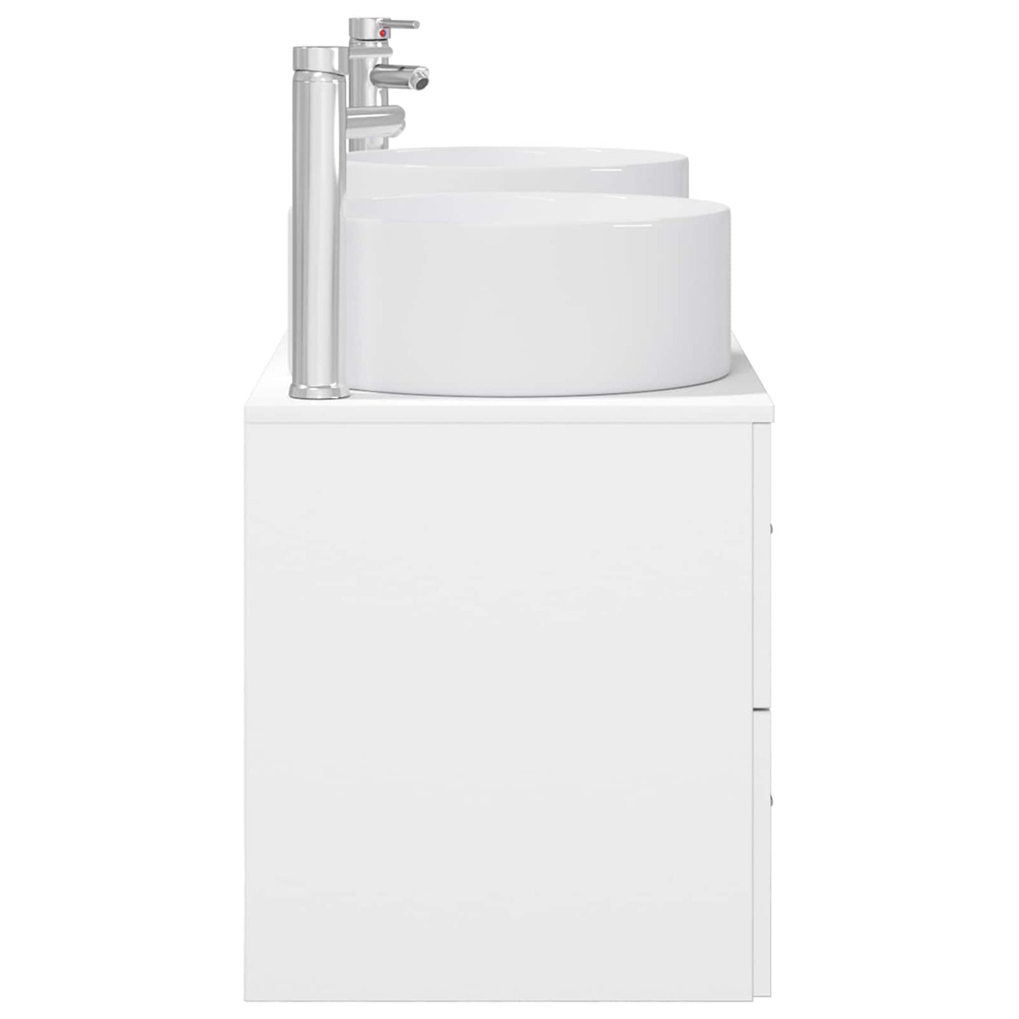 vidaXL Bathroom Furniture Set 3 pcs White 49.5 x 44.5 x 65.5 cm