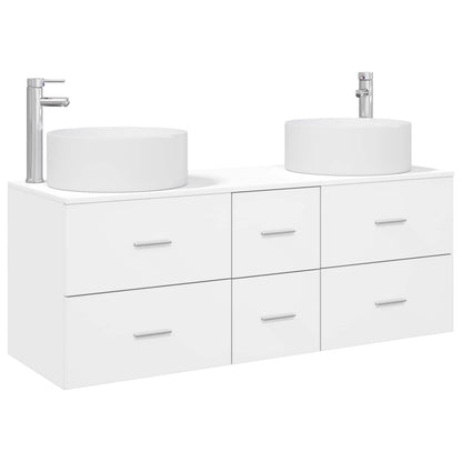 vidaXL Bathroom Furniture Set 3 pcs White 49.5 x 44.5 x 65.5 cm