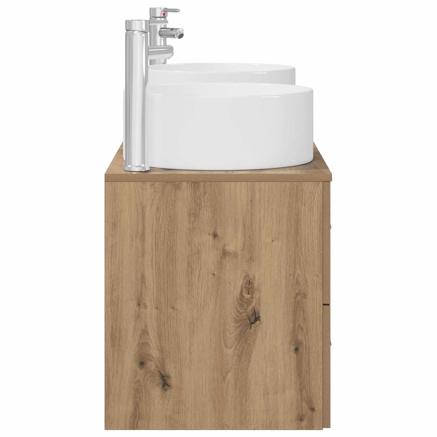 vidaXL Bathroom Furniture Set 3 pcs Artisan Oak 49.5 x 44.5 x 65.5 cm