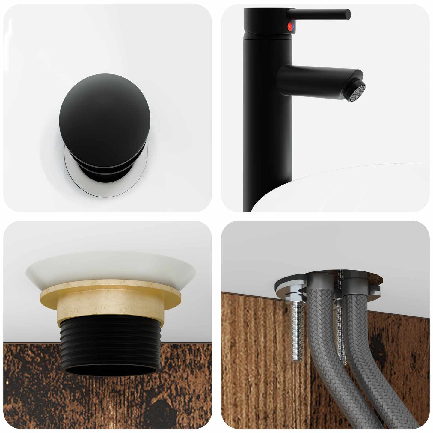 vidaXL Bathroom Furniture Set 5 pcs Old Wood 33 x 34.5 x 100 cm